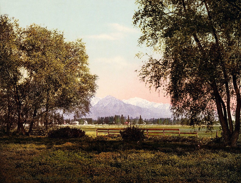 Wasatch Range from the Valley of the Jordan, Utah
