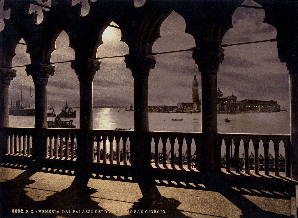 San Giorgio from Doges' Palace, Venice, Italy