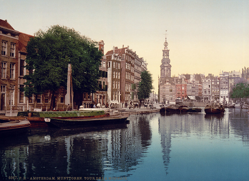 The Singel in Amsterdam, the Netherlands