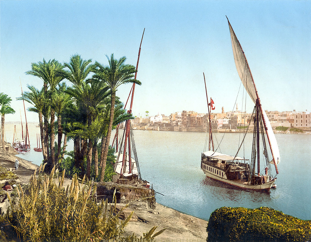 Sailboat on the Nile, Cairo, Egypt
