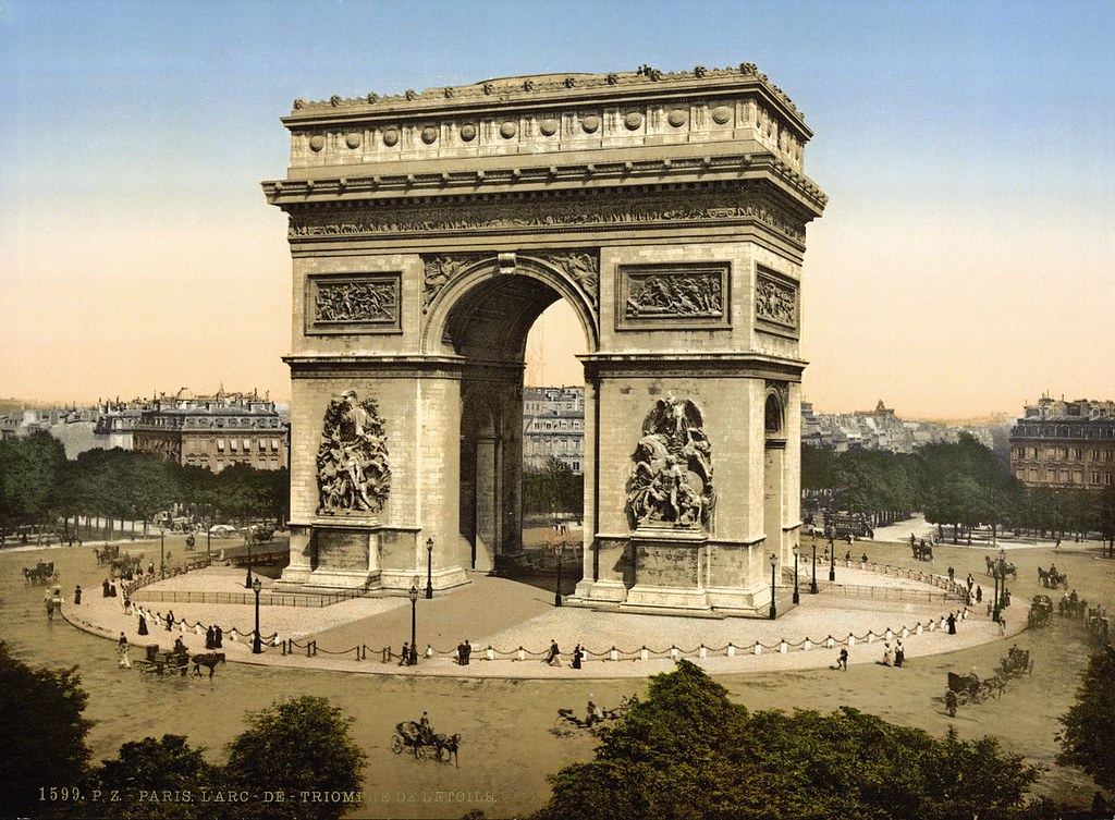Arc de Triomphe de l'Etoile, Paris, France