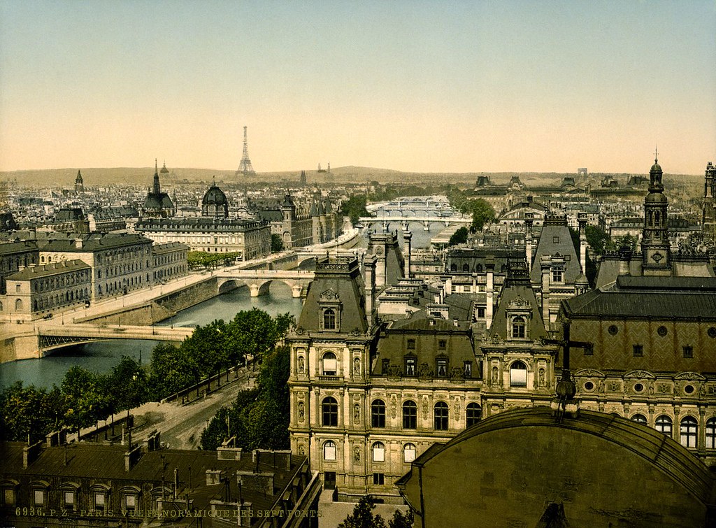 Seven bridges, Paris, France