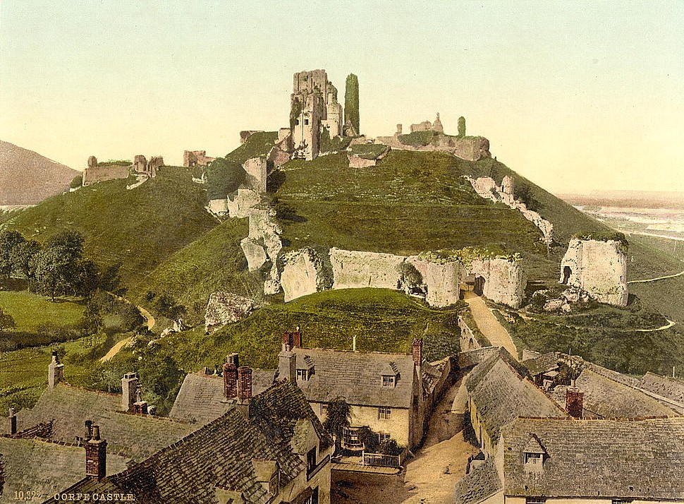 Corfe Castle, Dorset, England