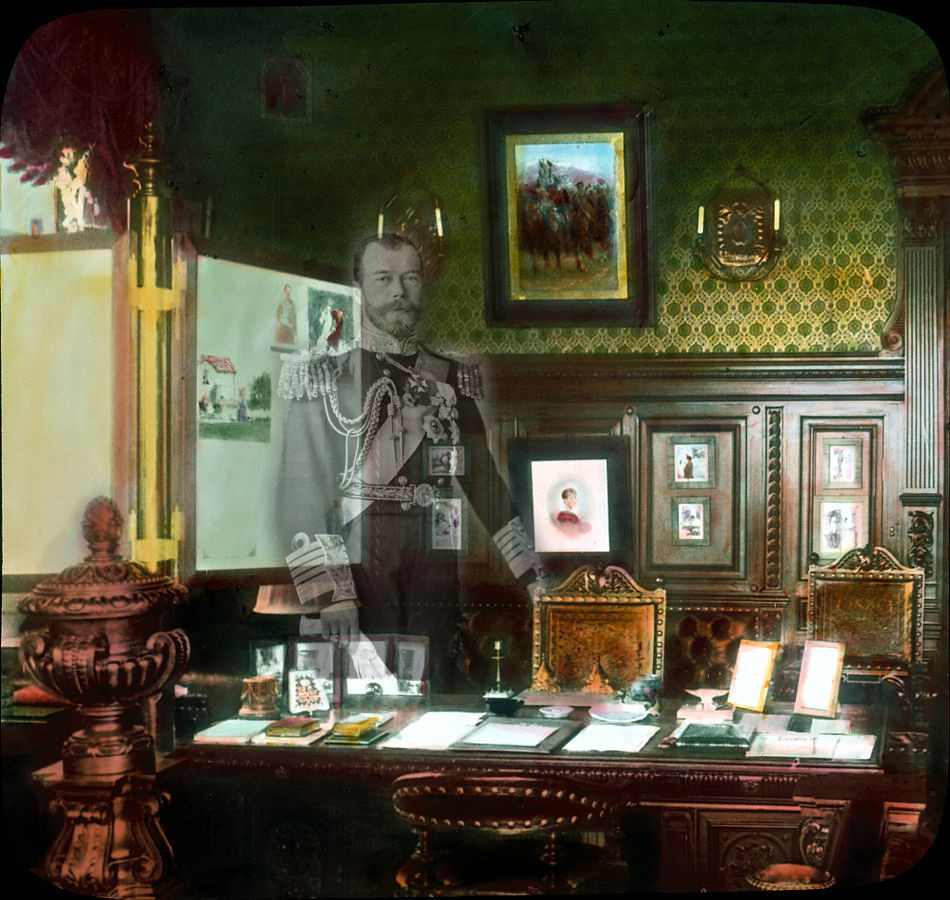 The Ghost of Nicholas II in his Study.
