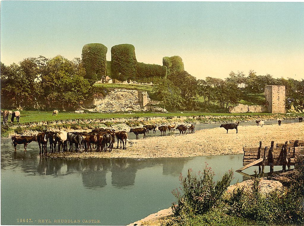 Rhuddlan Castle, Rhyl, Wales