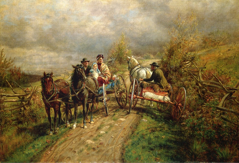 The Latest Village Scandal by Edward Lamson Henry - 1885