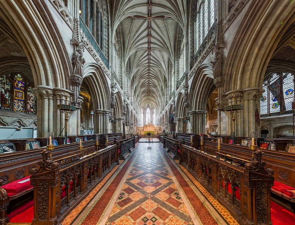 Lichfield Cathedral - The choir. Credit: David Iliff