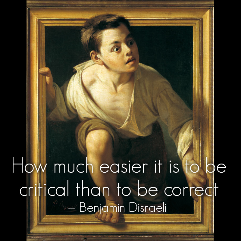Escaping Criticism by Pere Borrell del Caso, 1874