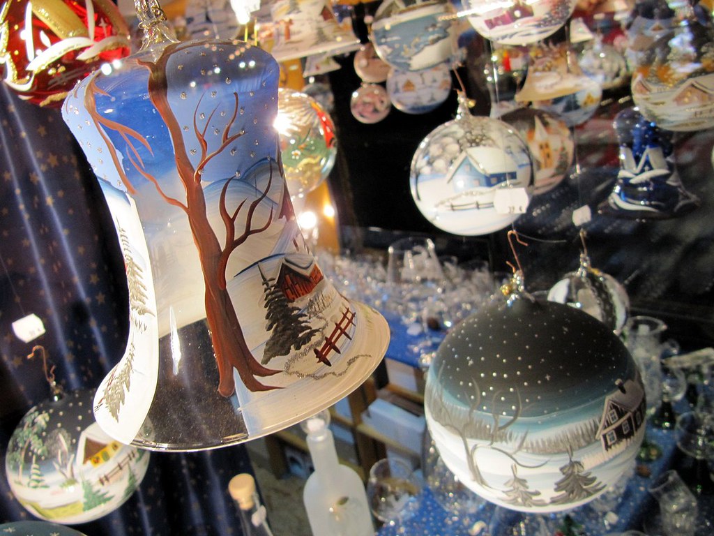 Christmas market in Strasbourg, Alsace, France. Credit francois