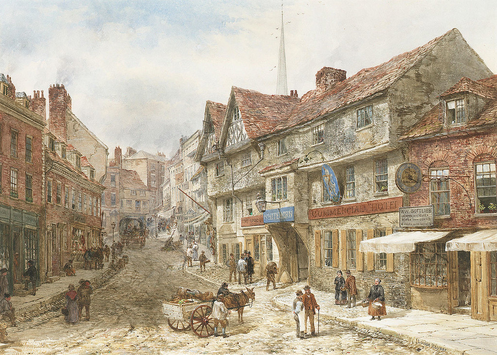 Wyle Cop, Shrewsbury by Louise Rayner