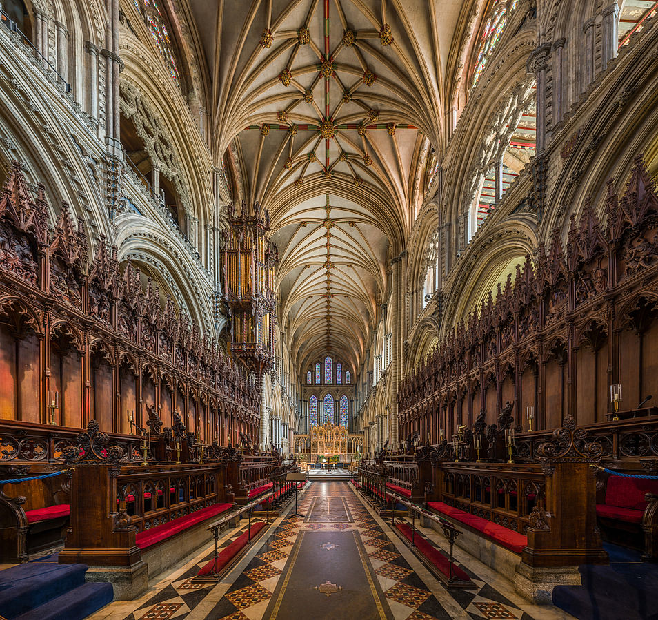 The choir of Ely Cathedral, Cambridgeshire. Credit: David Iliff