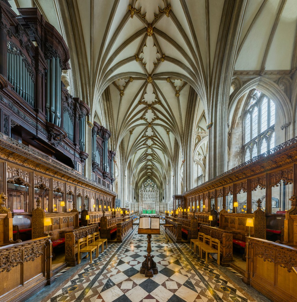 Vaulting of the choir. Credit: David Iliff