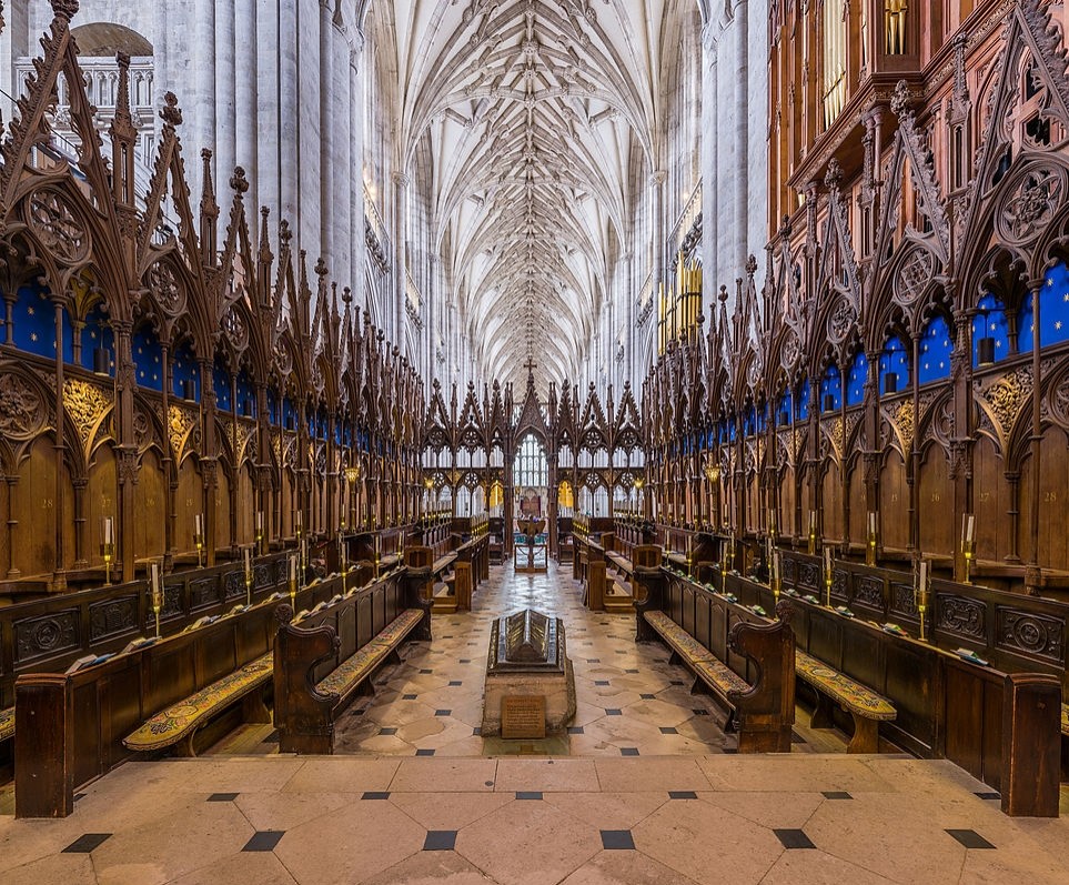 Winchester Cathedral - The Choir looking west. Credit: David Iliff