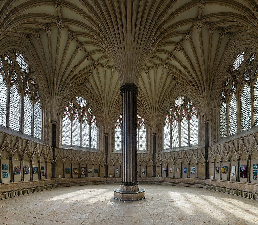 Wells Cathedral - The Chapter House. Credit: David Iliff