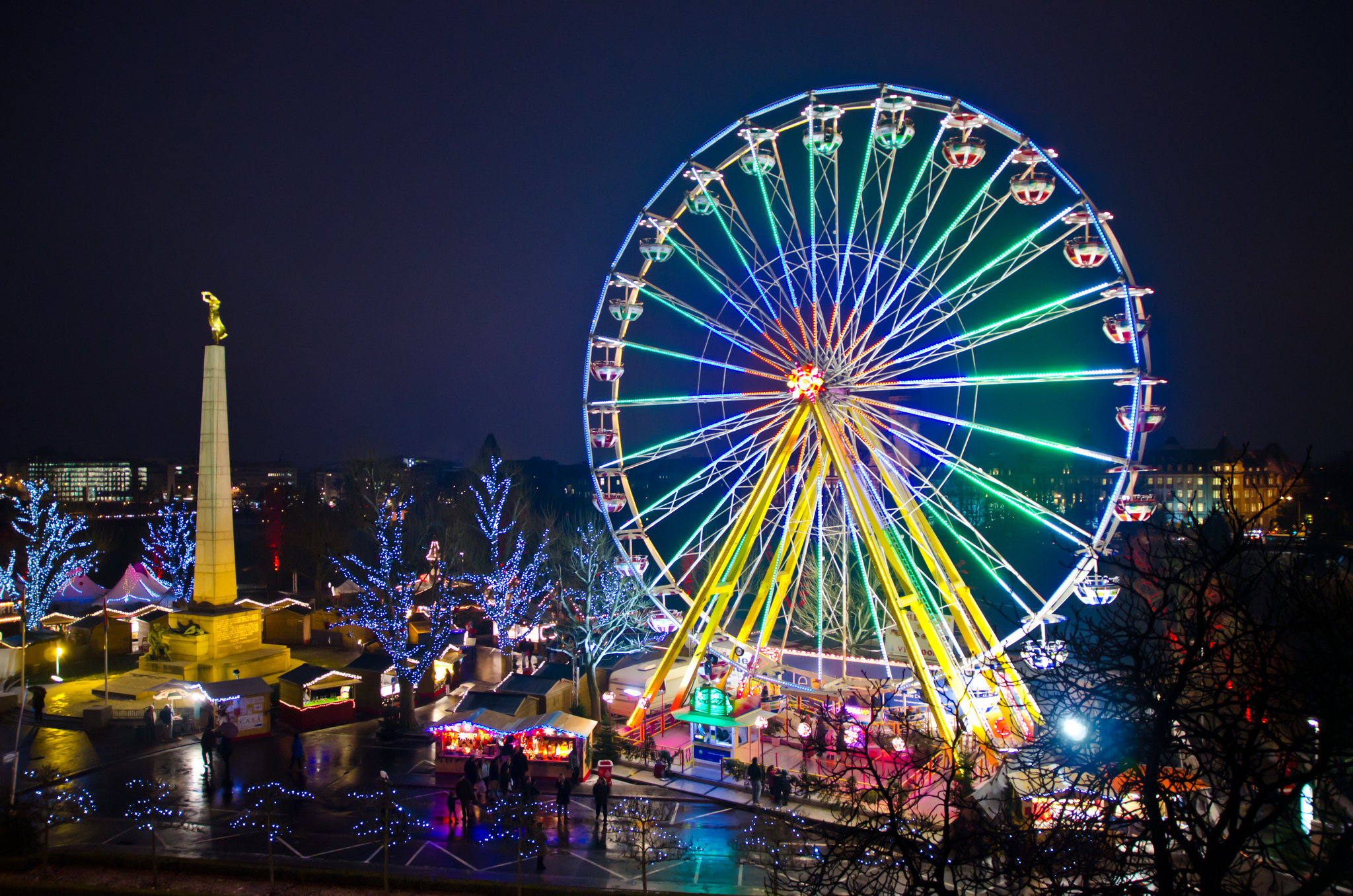 Christmas Market in Luxembourg. Credit --Christophe--