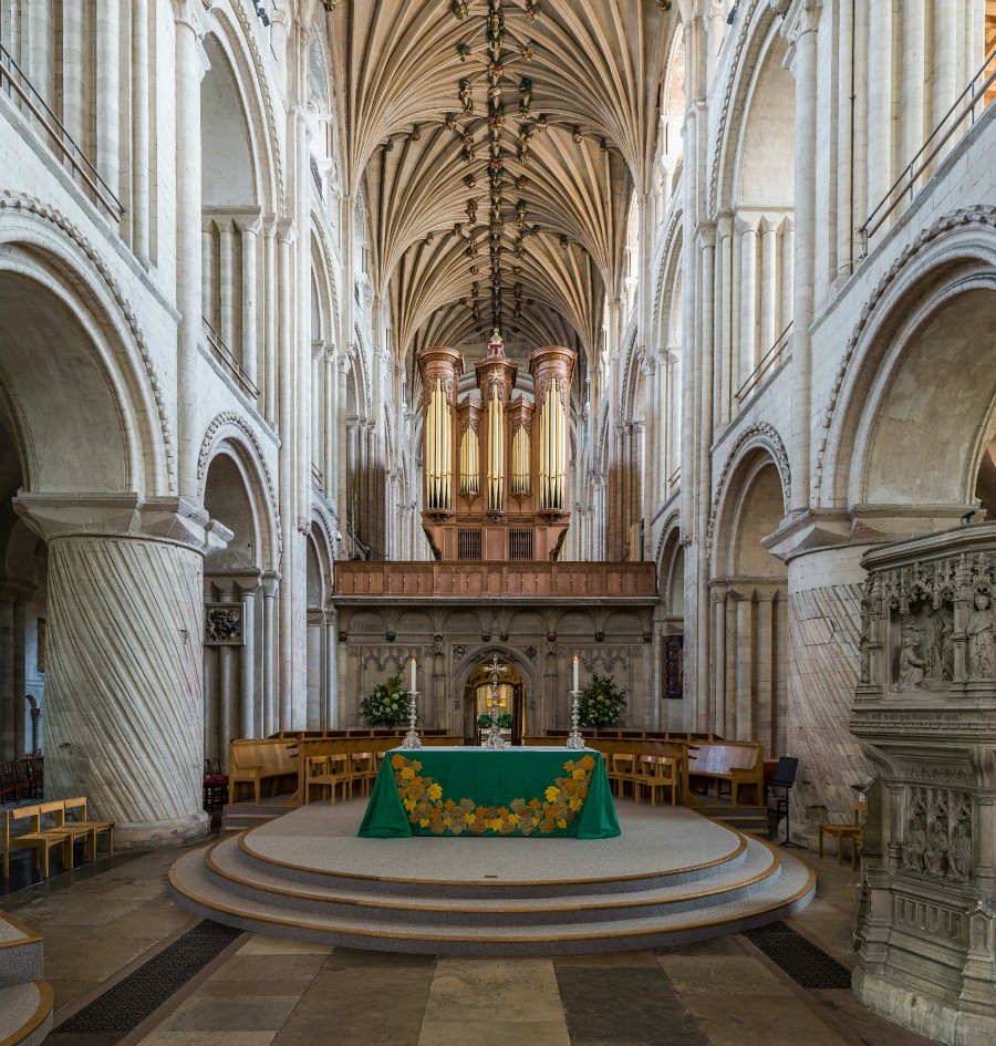 Norwich Cathedral - The pulpitum. Credit: David Iliff