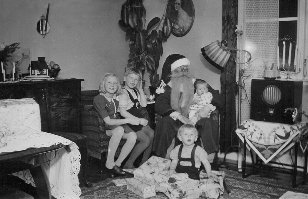 Christmas Eve in Stockholm, Sweden, 1941
