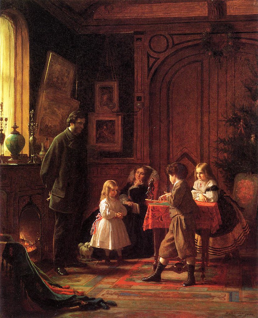Christmas Time by Eastman Johnson - 1864