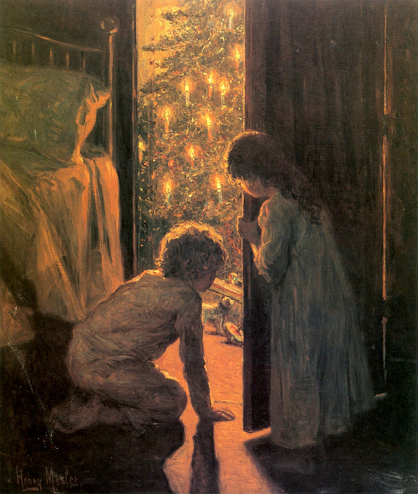 Christmas Morning by Henry Mosler - circa 1916
