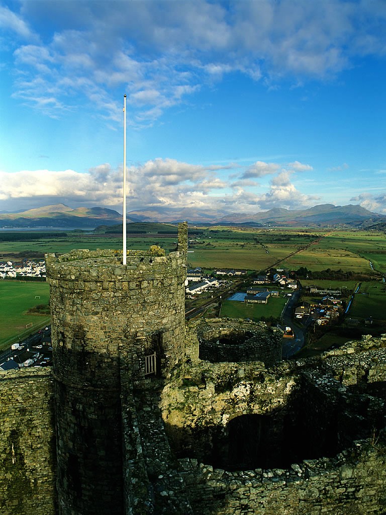 Harlech Castle. Credit Parc Cenedlaethol Eryri