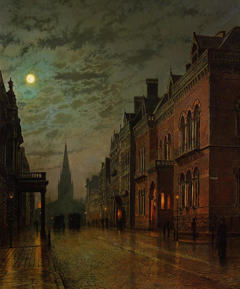Park Row, Leeds by John Atkinson Grimshaw, 1882