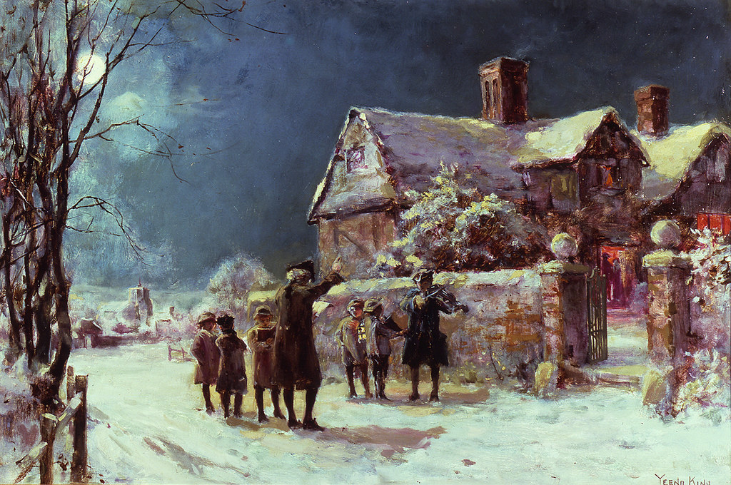 Twas the Night Before Christmas by Henry John Yeend King (English, 1855 - 1924)