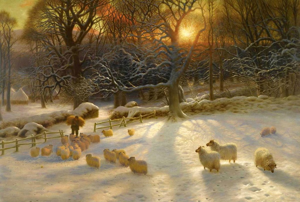 Beneath The Snow Encumbered Branches by Joseph Farquharson, 1903
