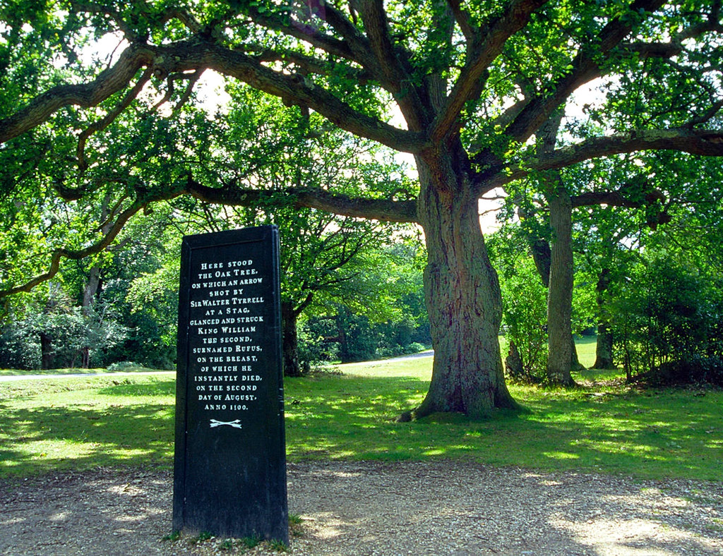 Rufus Stone near Minstead, New Forest. Credit Avalon20