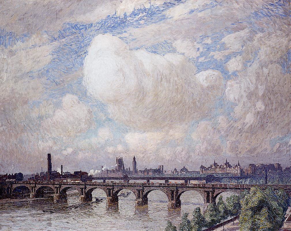 Waterloo Bridge in the Sun by Emile Claus, 1916.