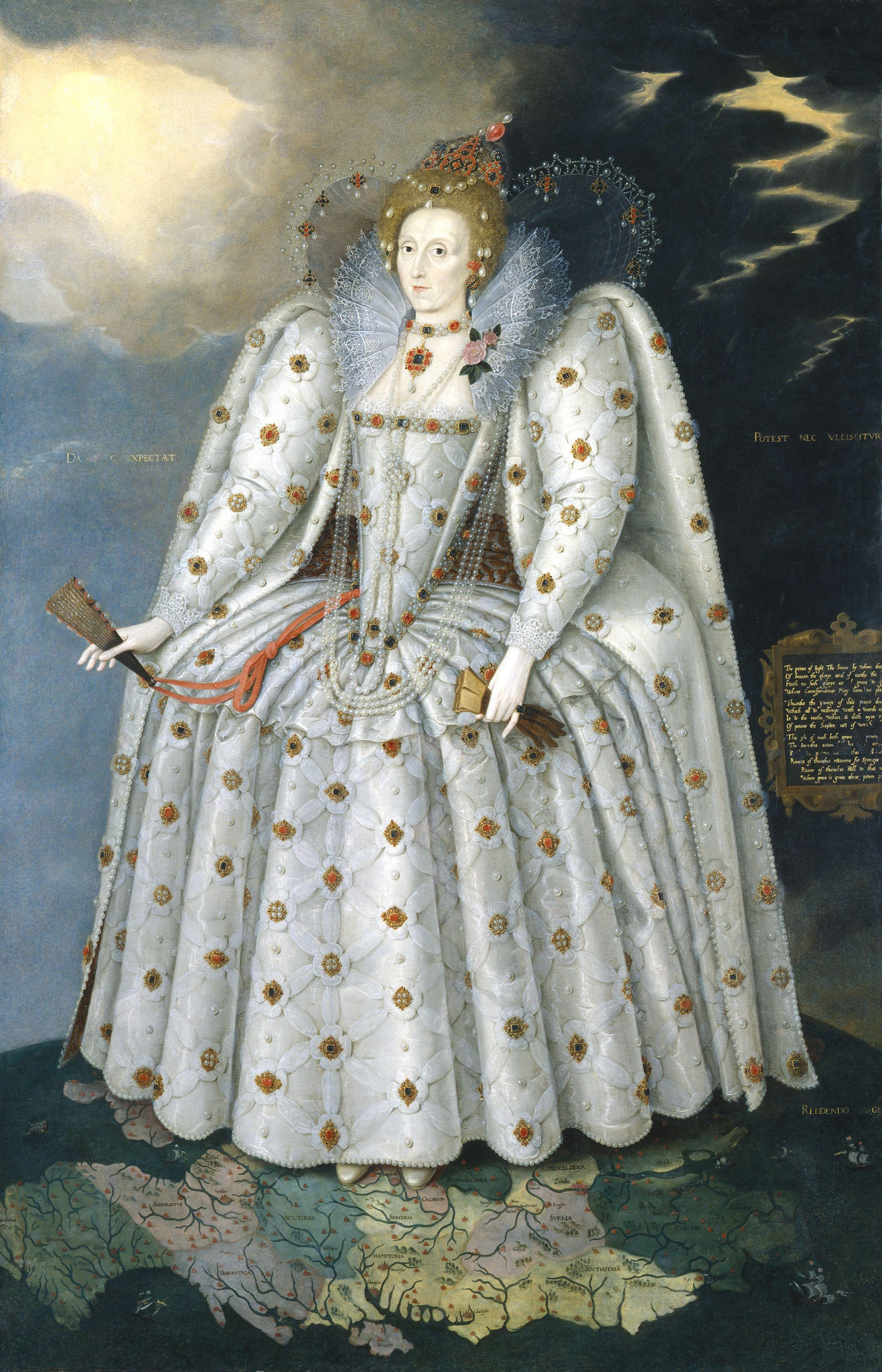 Queen Elizabeth I ('The Ditchley portrait') by Marcus Gheeraerts the Younger, 1592.