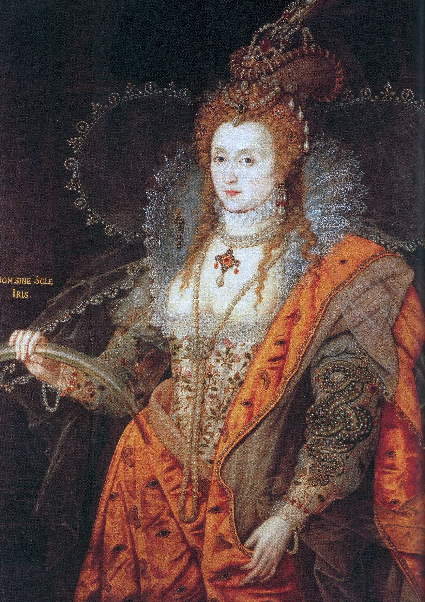 The Rainbow Portrait of Queen Elizabeth I, c1601.