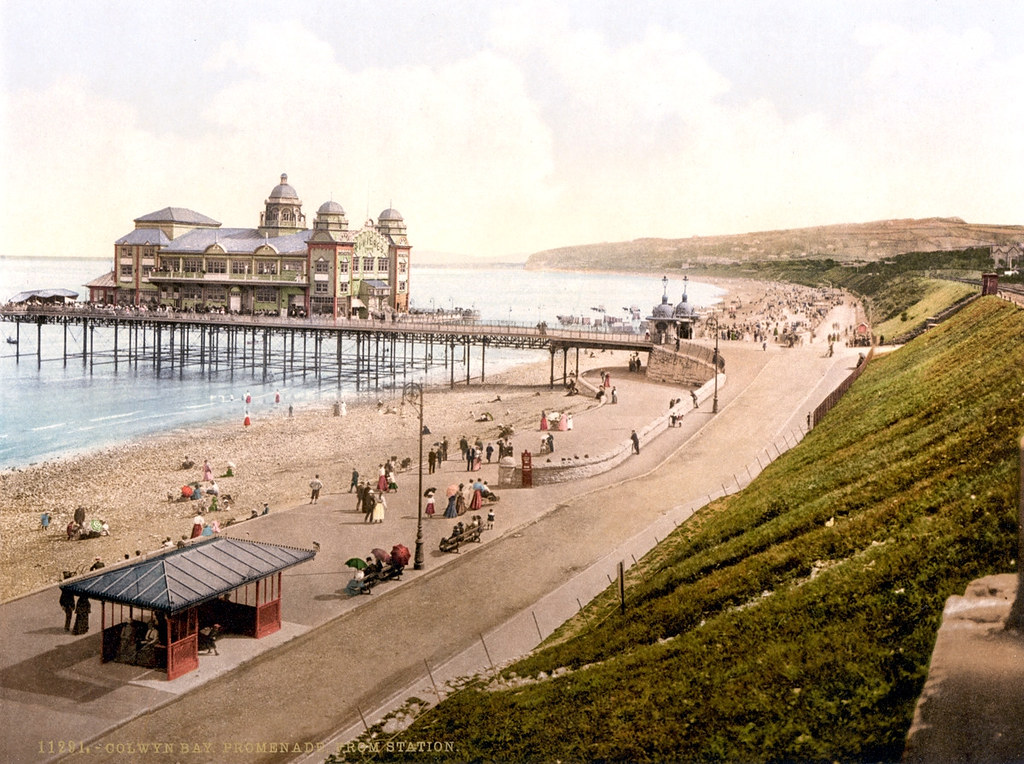 The promenade at Colwyn Bay, Wales
