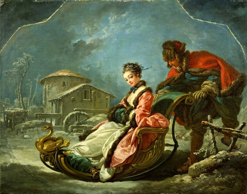 The Four Seasons: Winter by François Boucher, 1755
