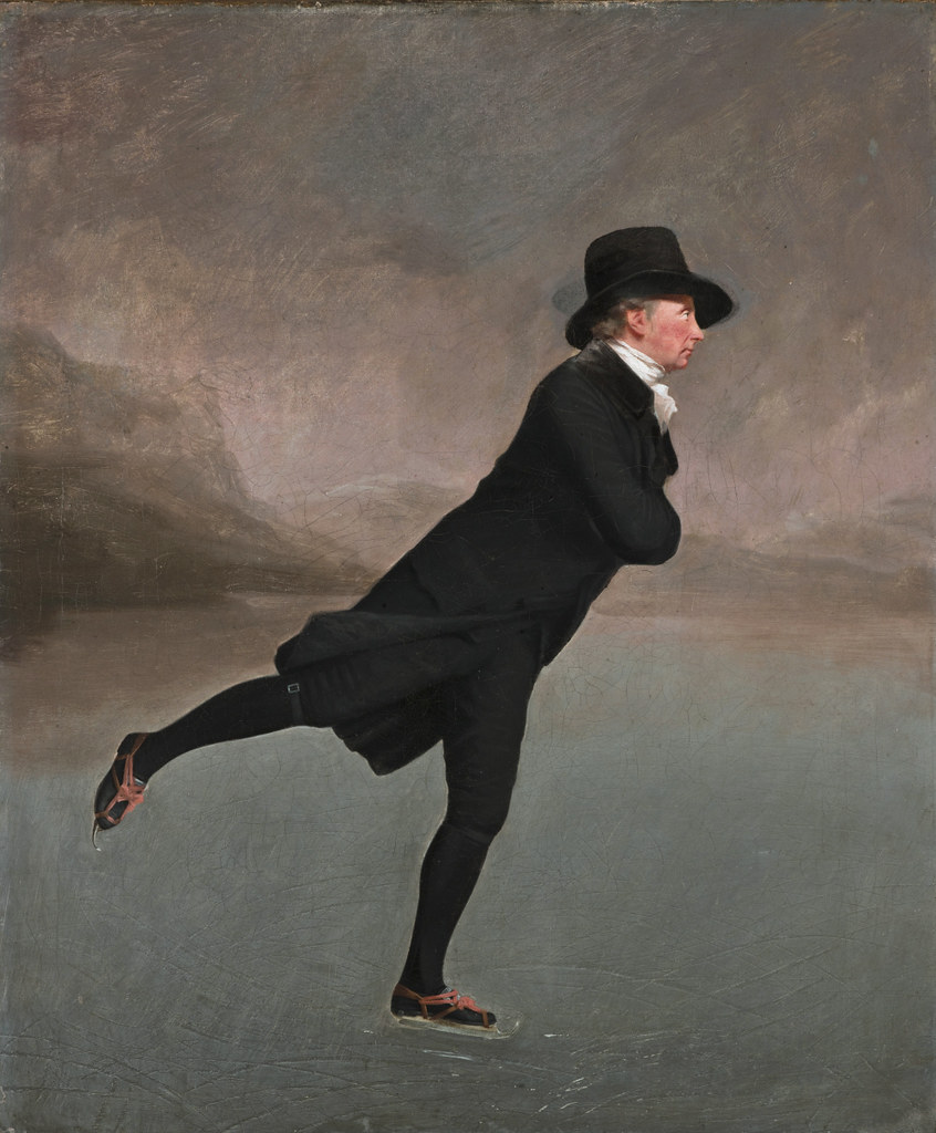 The Reverend Robert Walker Skating on Duddingston Loch, attributed to Henry Raeburn, 1790s