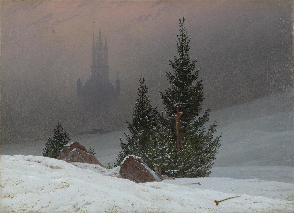 Winter Landscape by Caspar David Friedrich, 1811