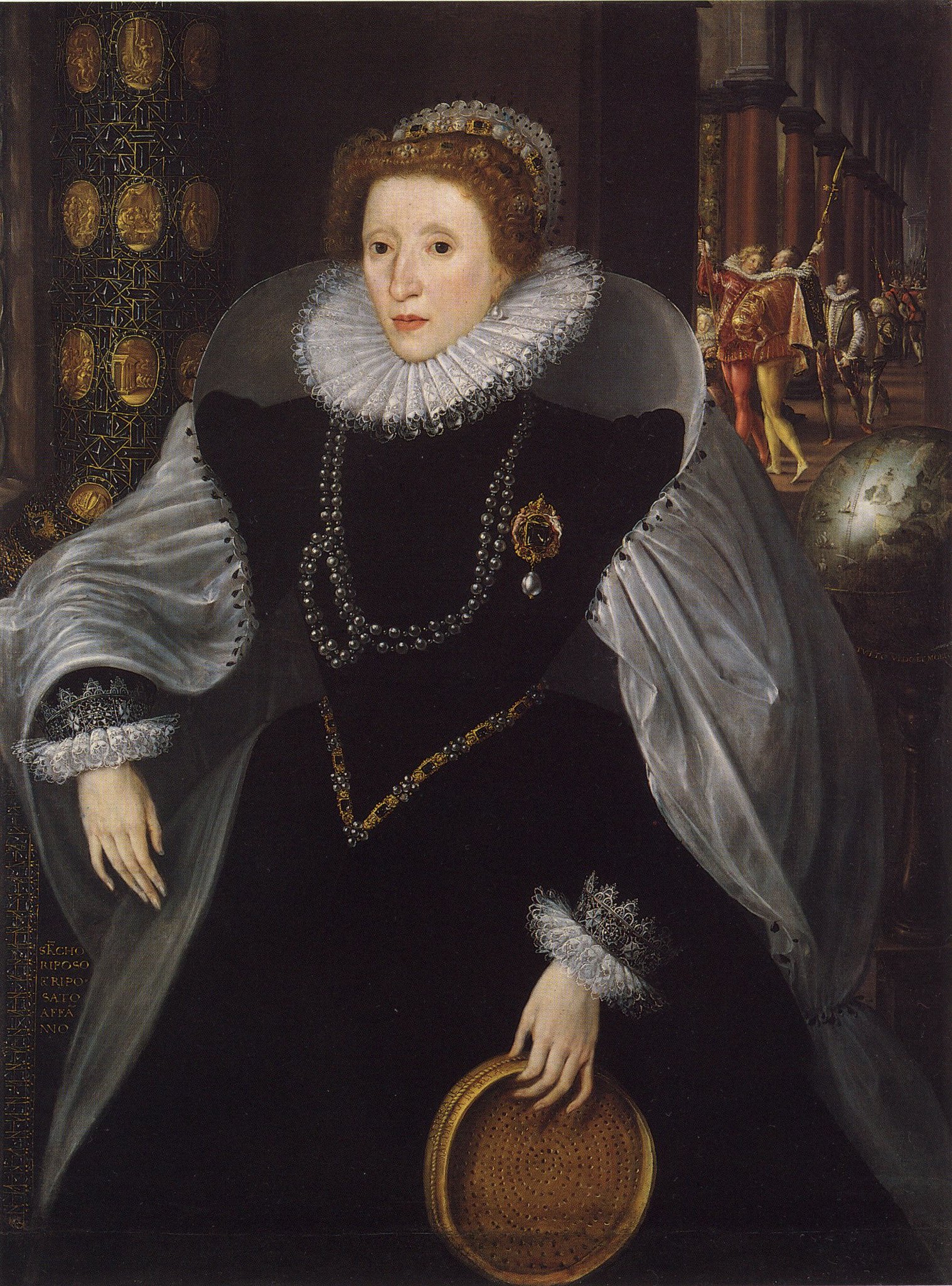 The Siena Sieve Portrait of Queen Elizabeth I by Quentin Metsys the Younger, 1583