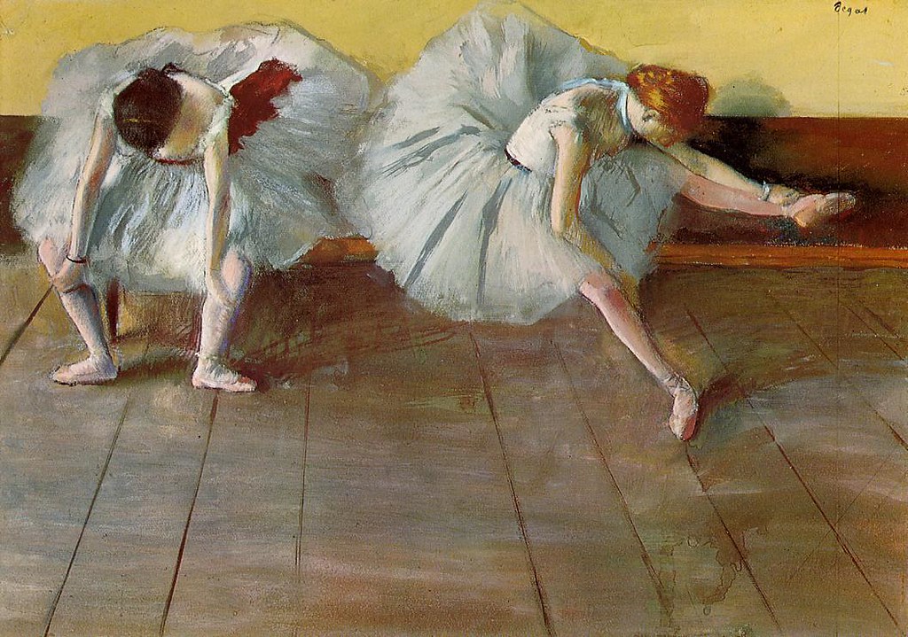Two Ballet Dancers by Edgar Degas - circa 1879