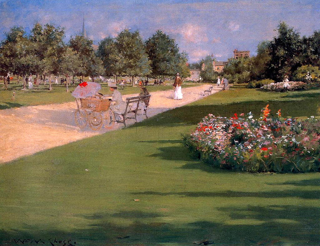 Tompkins Park, Brooklyn by William Merritt Chase, 1887
