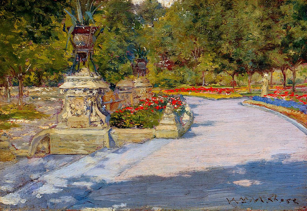 The Park by William Merritt Chase, 1887