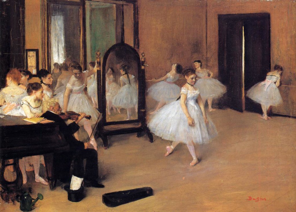 The Dancing Class by Edgar Degas, 1871