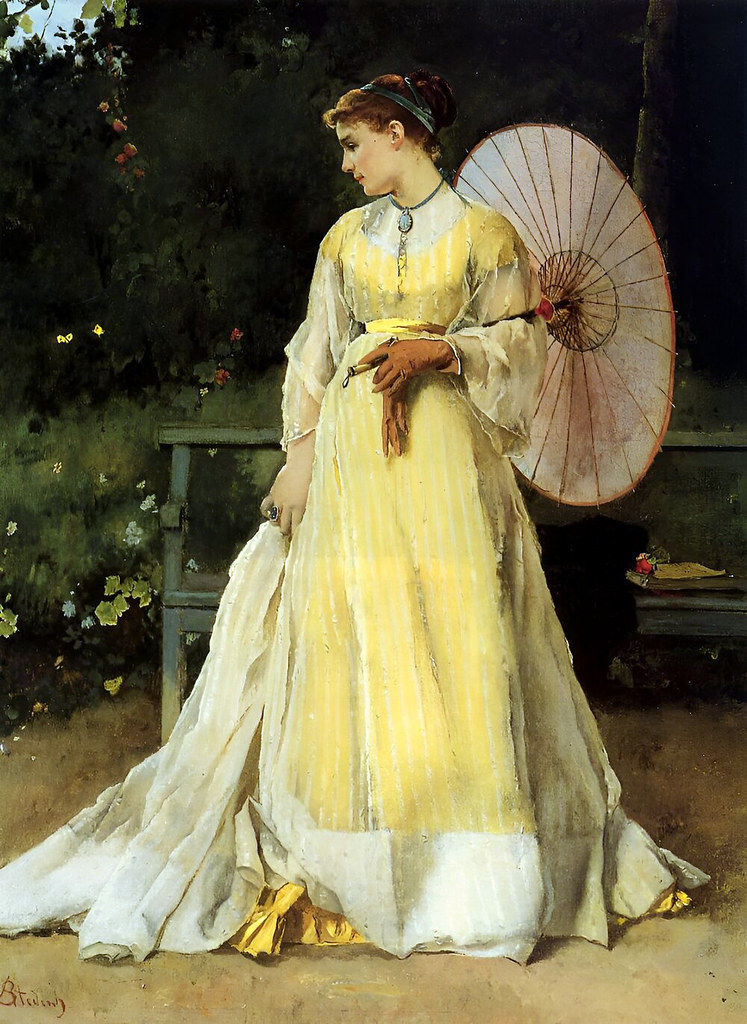 In the Country by Alfred Stevens, 1823-1906