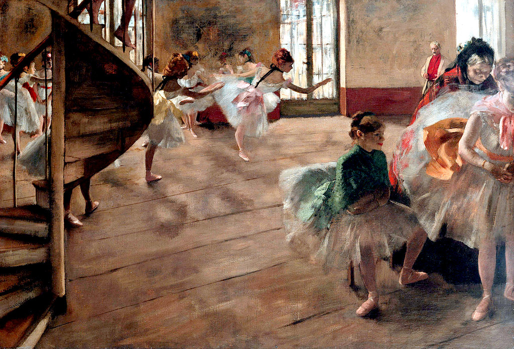 The Rehearsal by Edgar Degas, c.1874