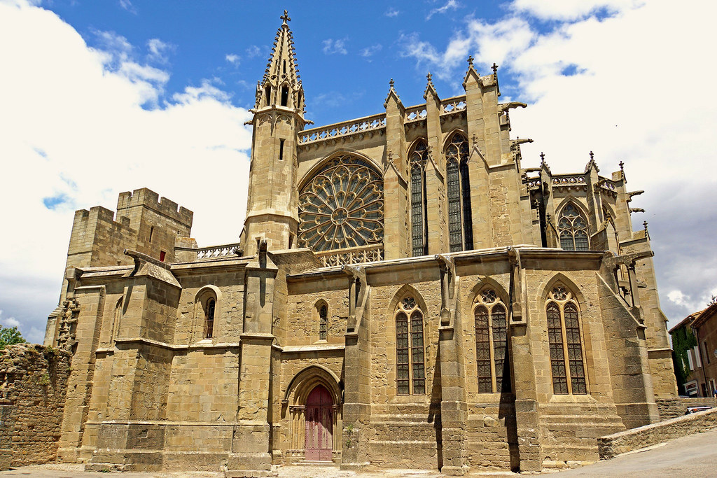 Basilica of Saint-Nazaire (11th - 14th century), the jewel of this medieval city, Carcassonne. Photo Dennis Jarvis