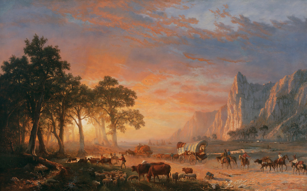 Emigrants Crossing the Plains by Albert Bierstadt, 1869