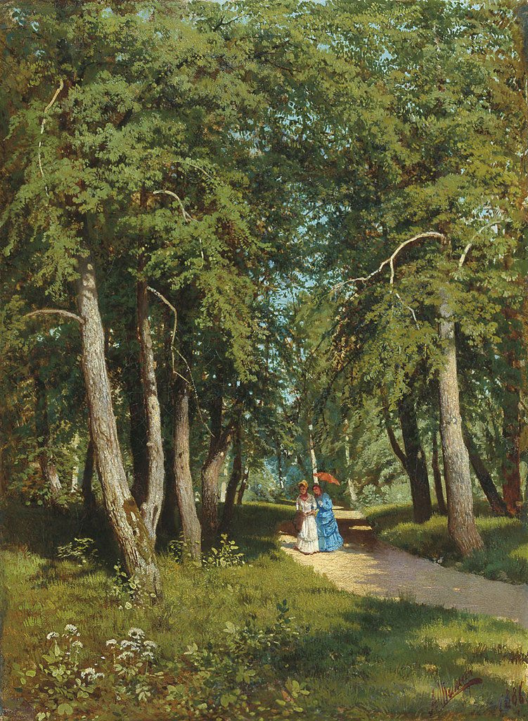 In the Park by Andrei Shilder, 1886