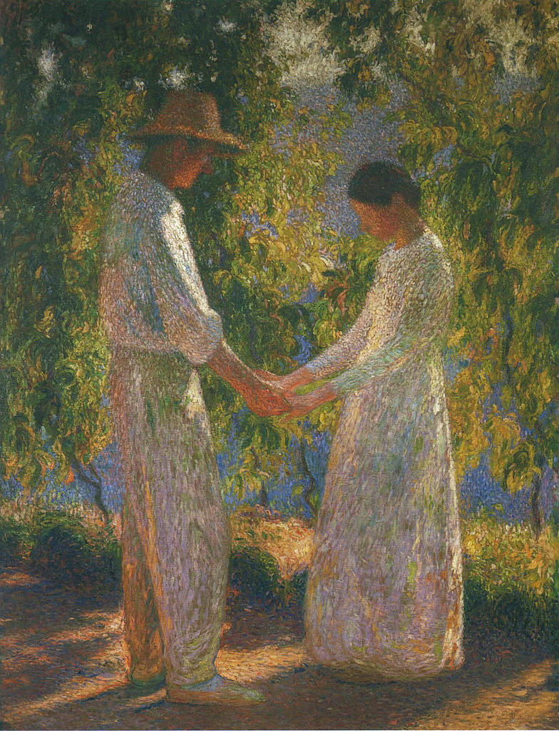 The Lovers by Henri Martin (French, 1860 - 1943).
