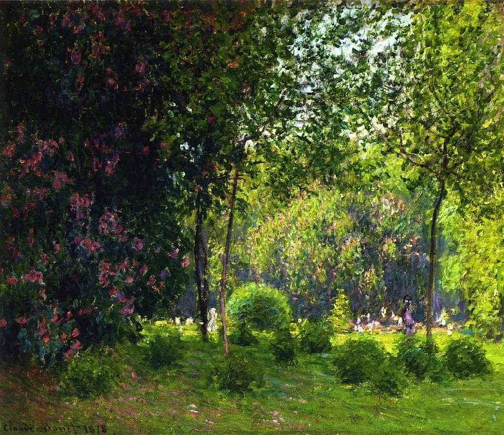 Park Monceau by Claude Monet, 1878