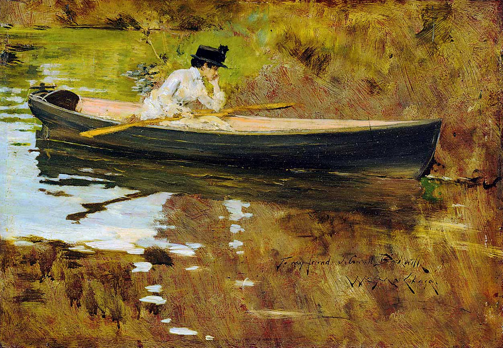 Mrs. Chase in Prospect Park by William Merritt Chase, 1886