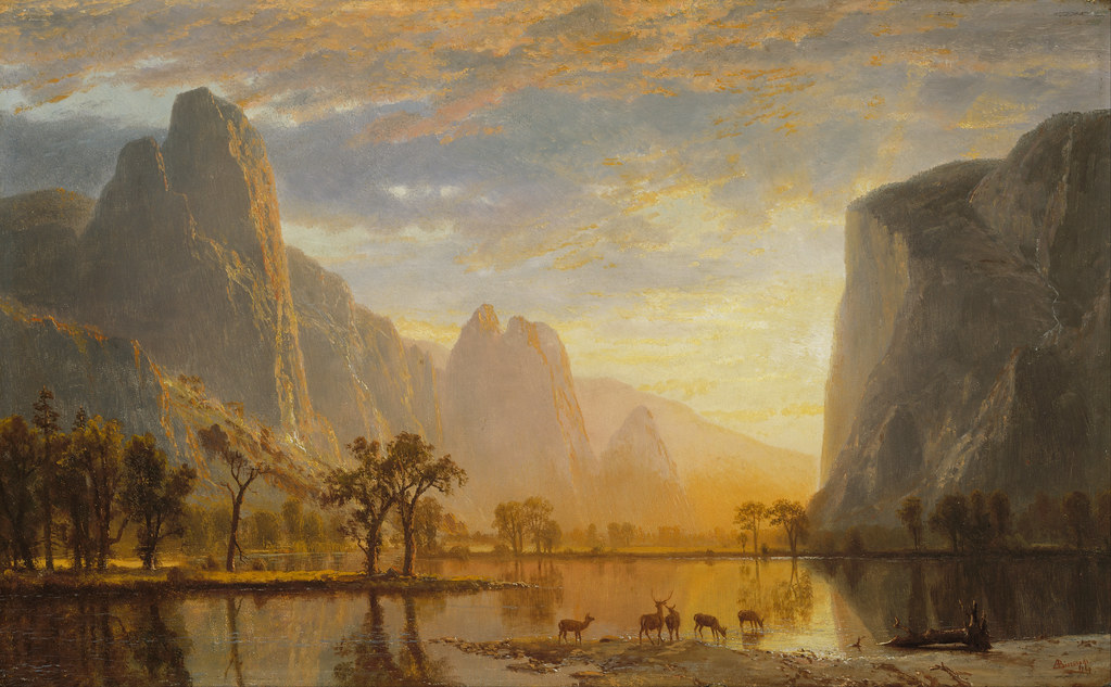 Valley of the Yosemite by Albert Bierstadt, 1864