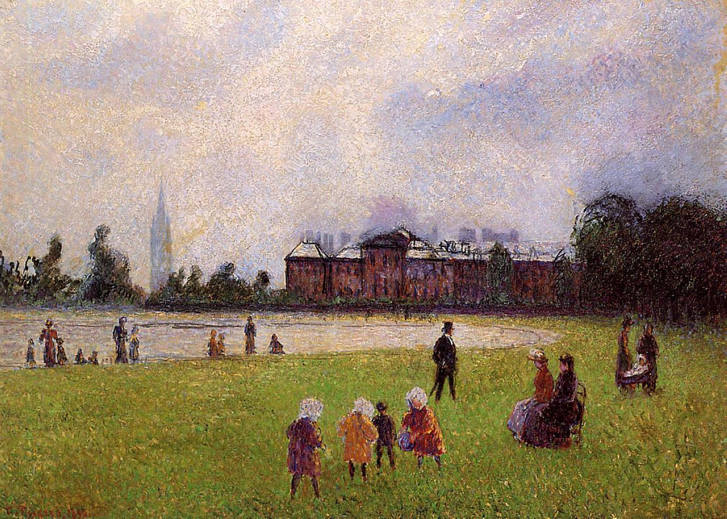 Kensington Gardens, London by Camille Pissarro, 1890